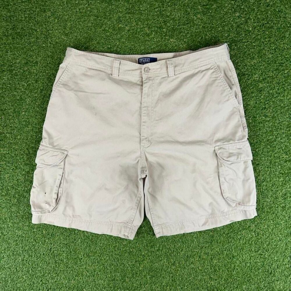 Polo-ralph-lauren Men's Cream and Tan Shorts